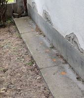 Injektáló szondák helyének kimérése