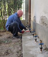 Szerelvények felhelyezése