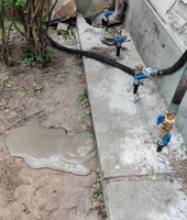 Habcement injektálása